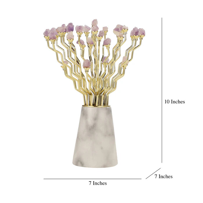 Marble & Crystal Top Shoots