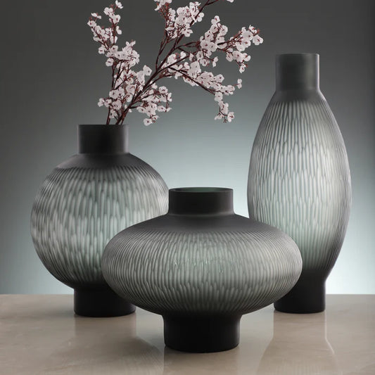 Midnight Minimalist Glass Vase (Single)