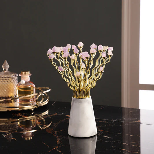 Marble & Crystal Top Shoots